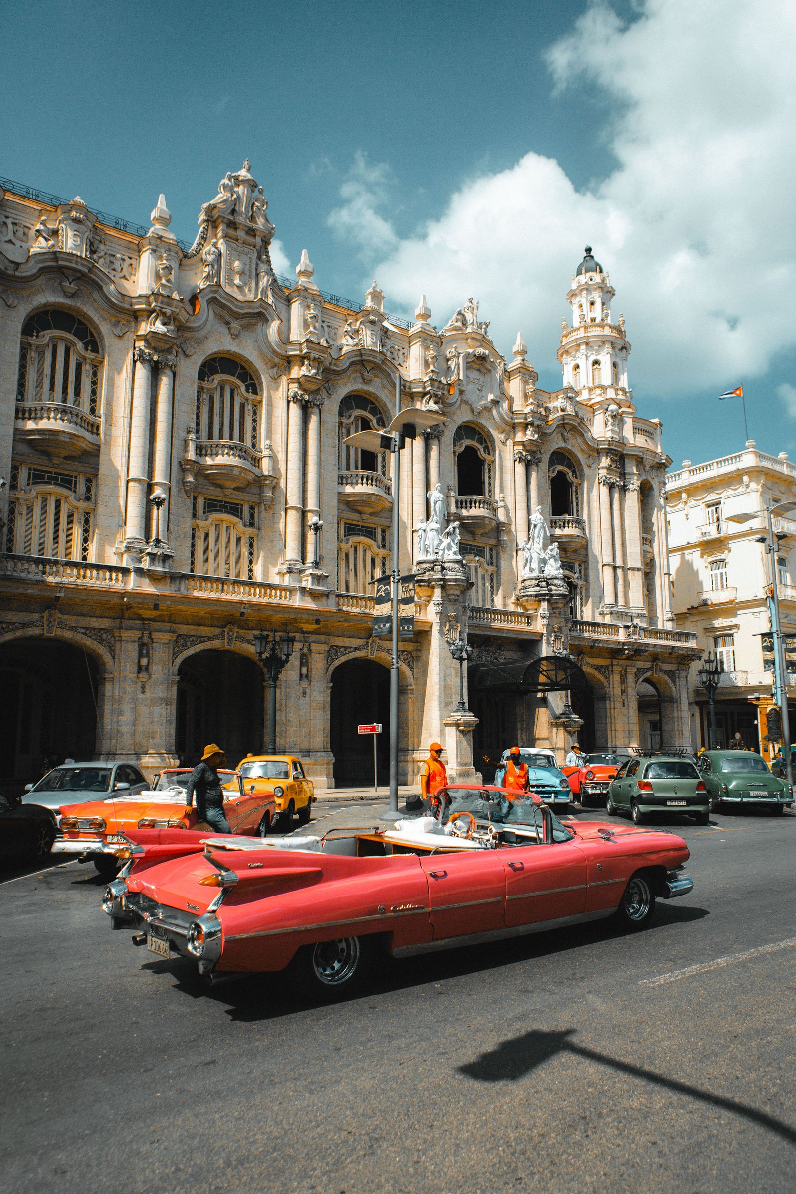 A colorful Havana street in Cuba