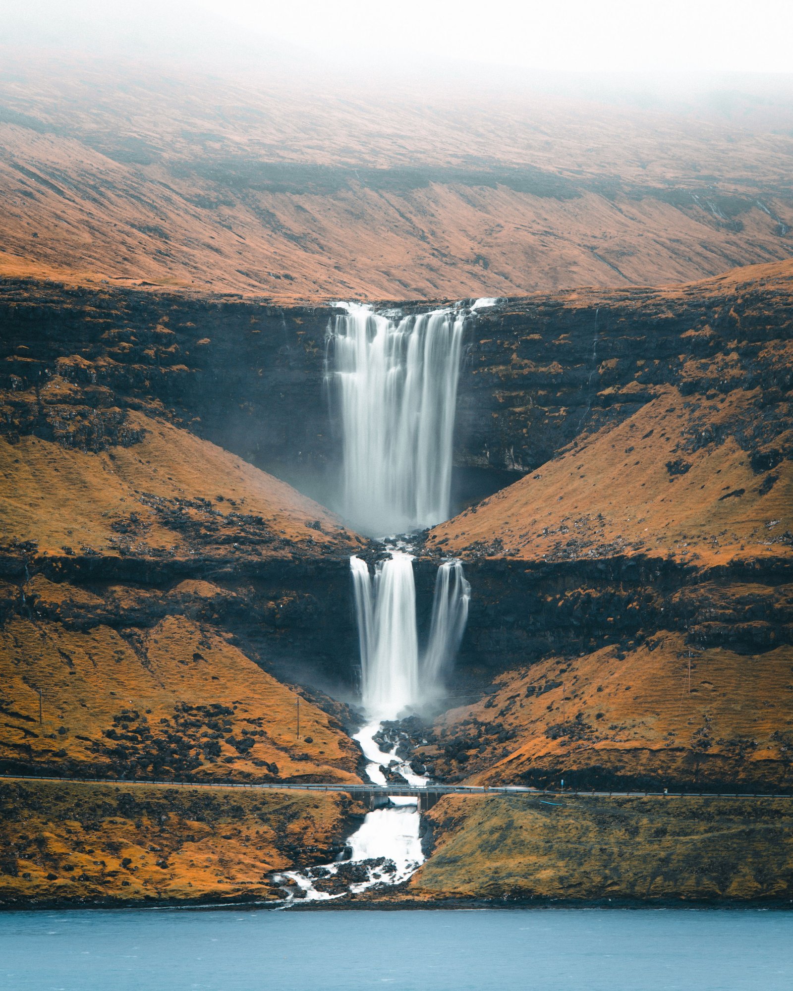 Rolling green hills of the Faroe Islands